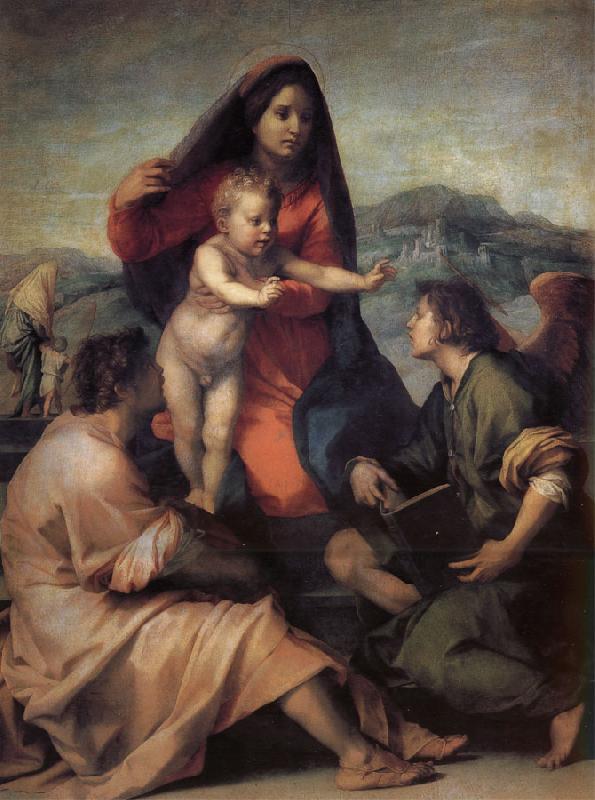 Andrea del Sarto Holy Family with Angels France oil painting art